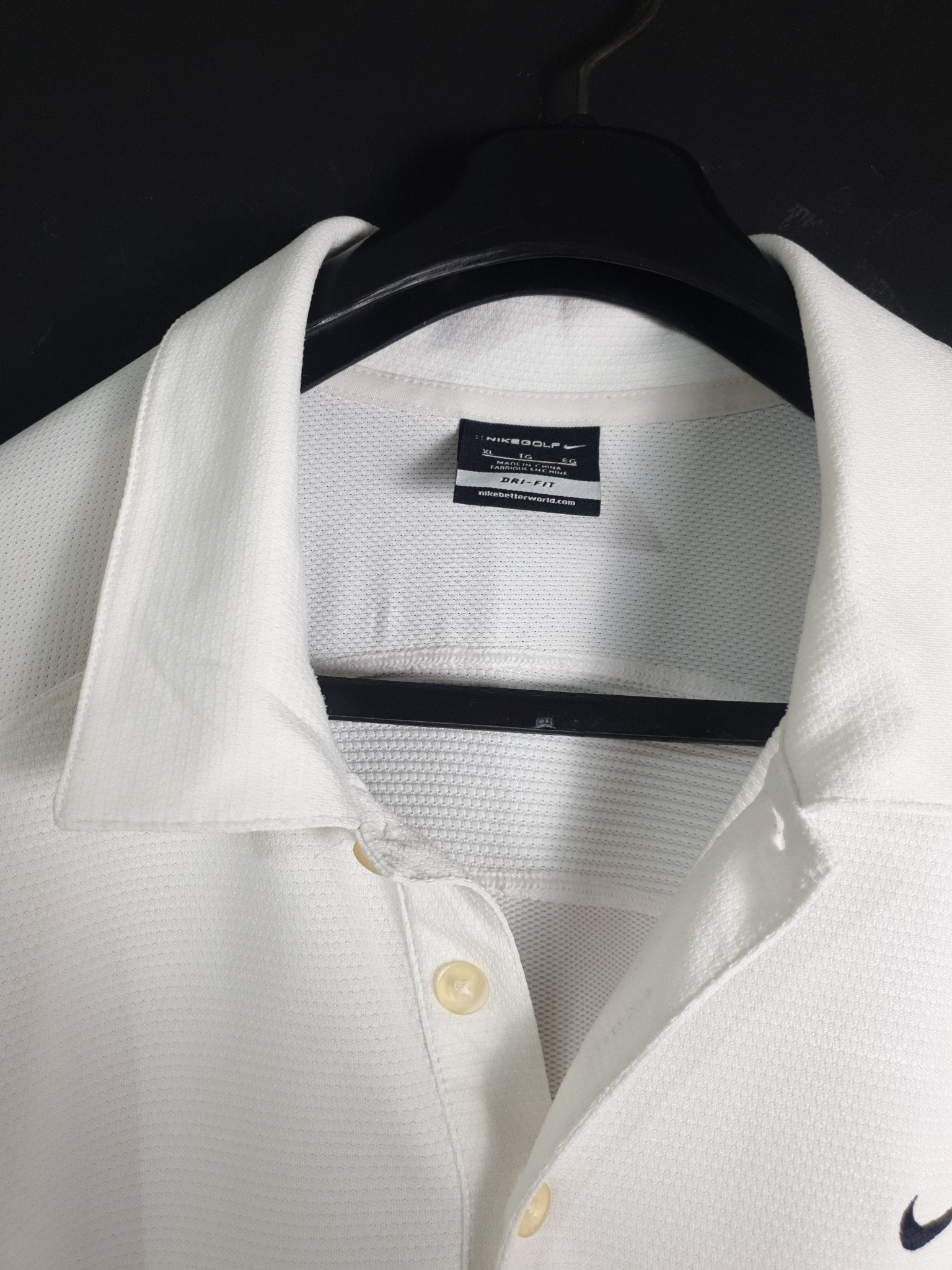 Nike Golf White Polo Shirt - Funkify