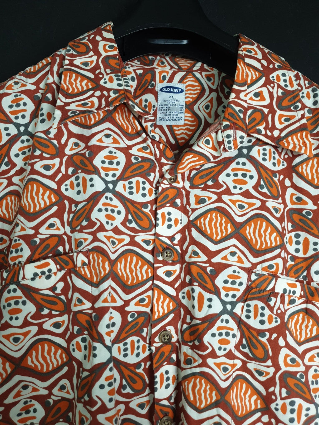 Old Navy Patterned Shirt - Funkify