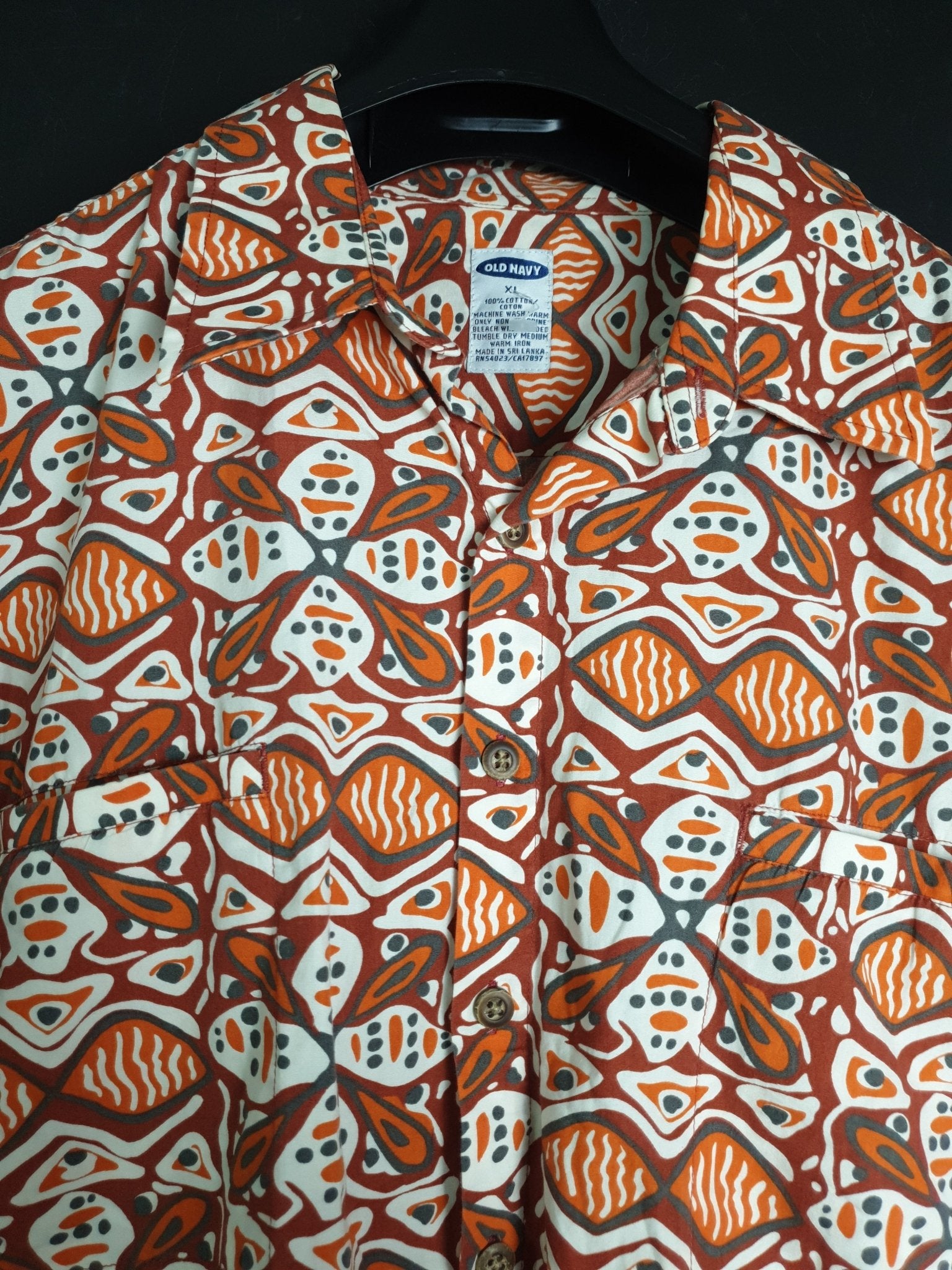 Old Navy Patterned Shirt - Funkify