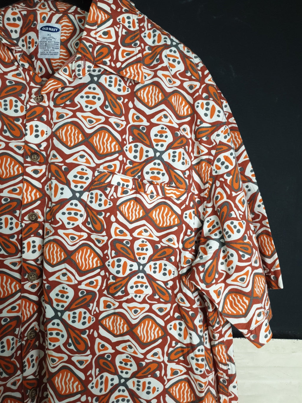 Old Navy Patterned Shirt - Funkify