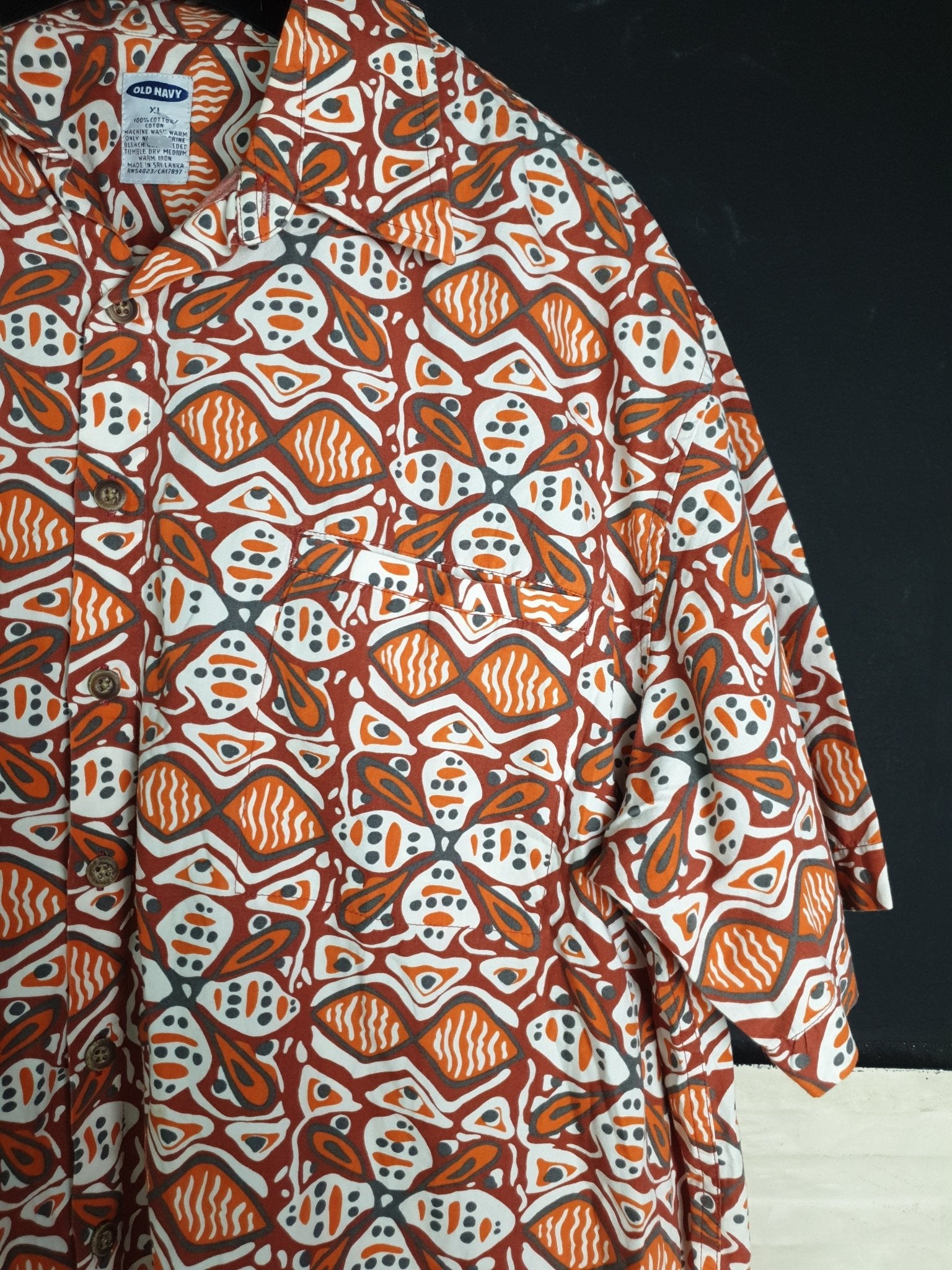 Old Navy Patterned Shirt - Funkify
