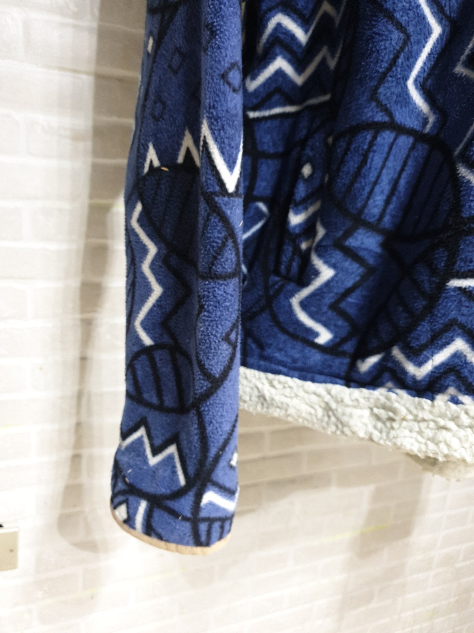 Patterned Fleece Jacket - Funkify