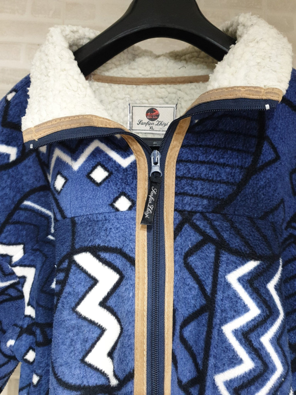 Patterned Fleece Jacket - Funkify