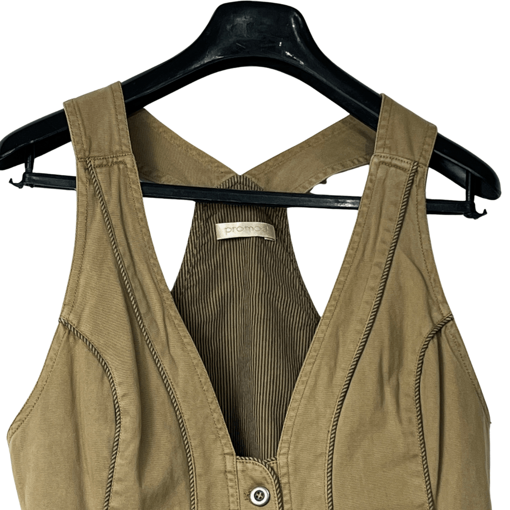 Promod Tan Vest - Funkify