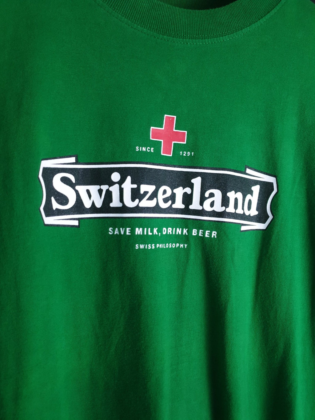 Save Milk Drink Beer T-shirt - Funkify