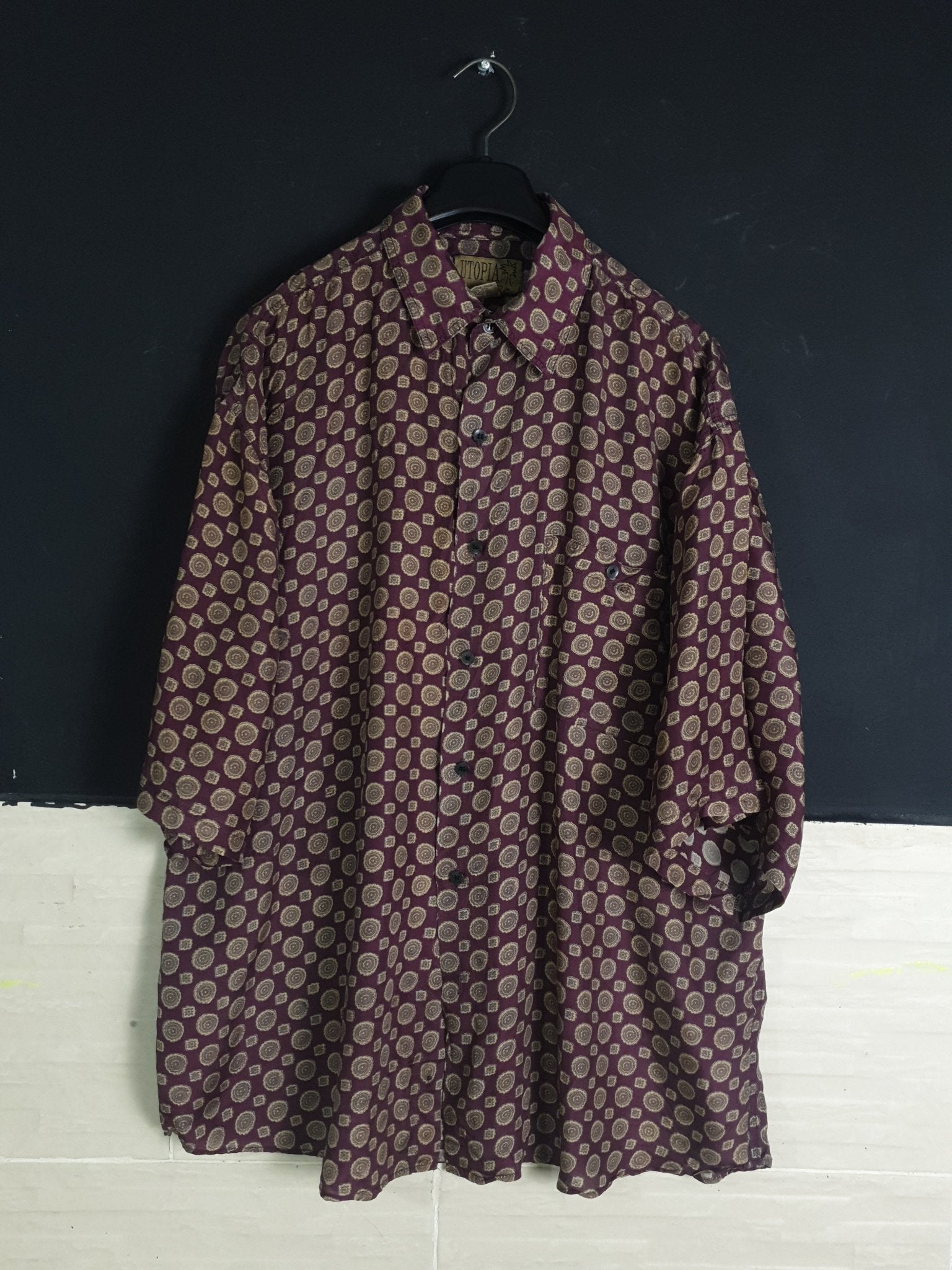 Utopia Silk Shirt - Funkify