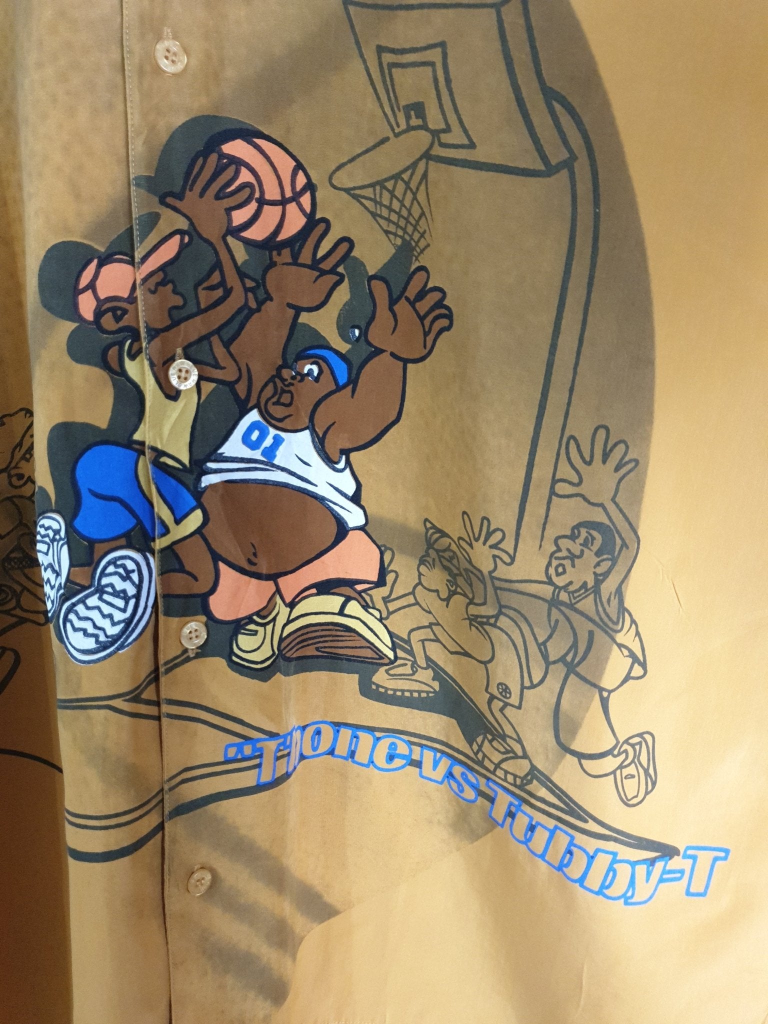 Vintage 90s T'bone Vs Tubby-T Shirt - Funkify