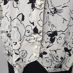 Vintage abstract floral blouse - Funkify
