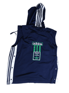 Vintage Adidas Snap button hoodie - Funkify