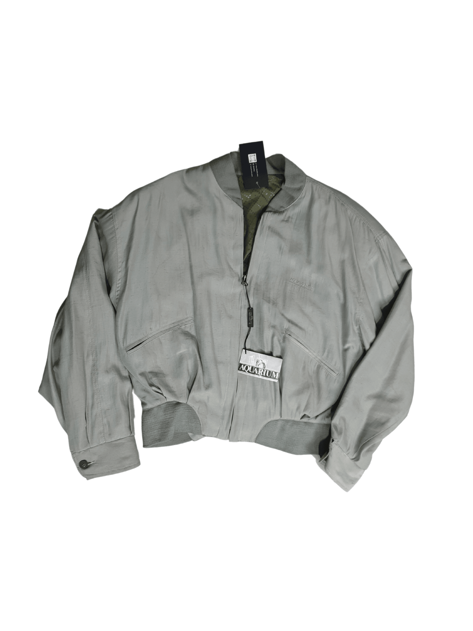 Vintage Aquarium Jacket with shoulder pads - Funkify