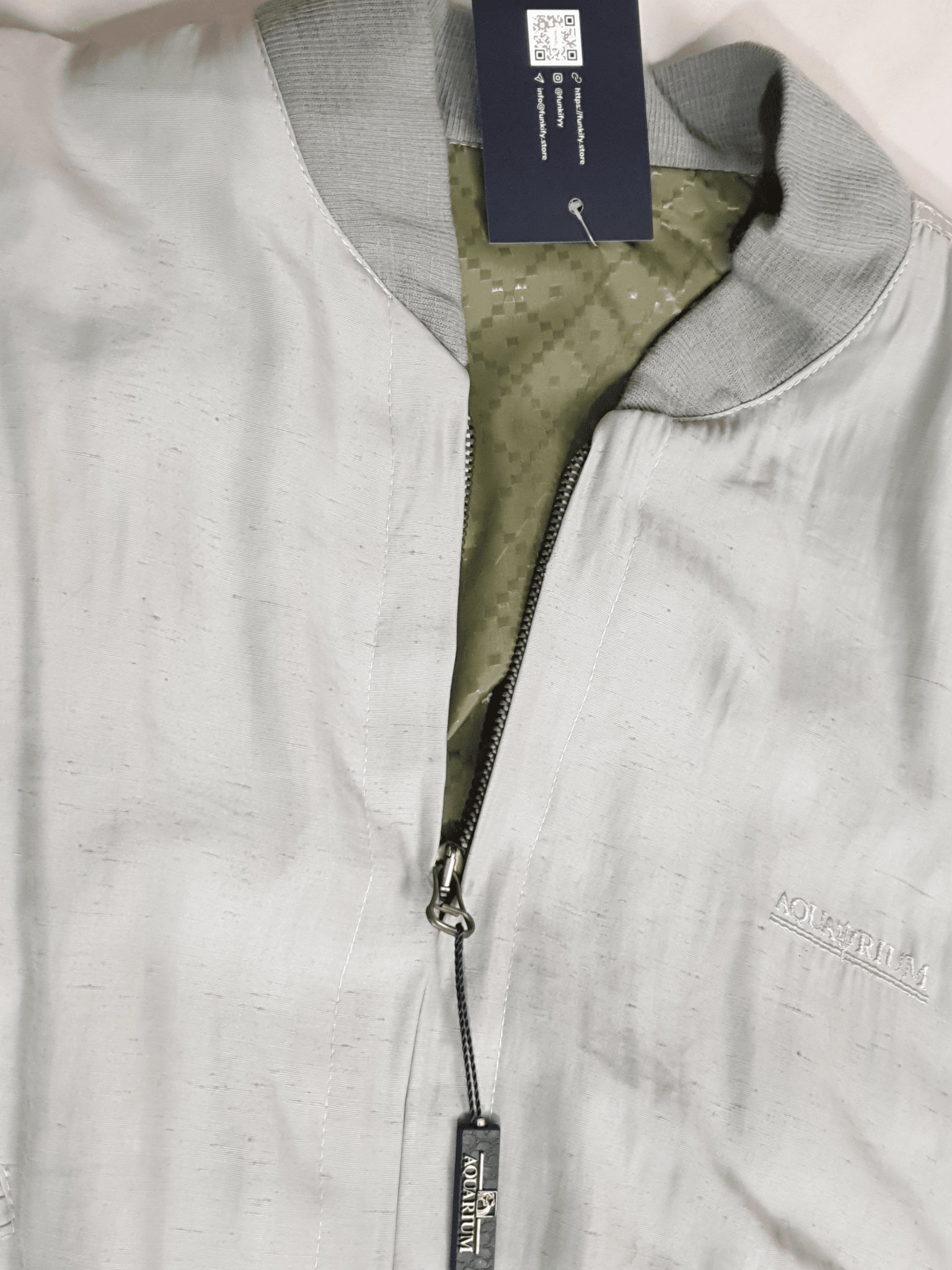 Vintage Aquarium Jacket with shoulder pads - Funkify