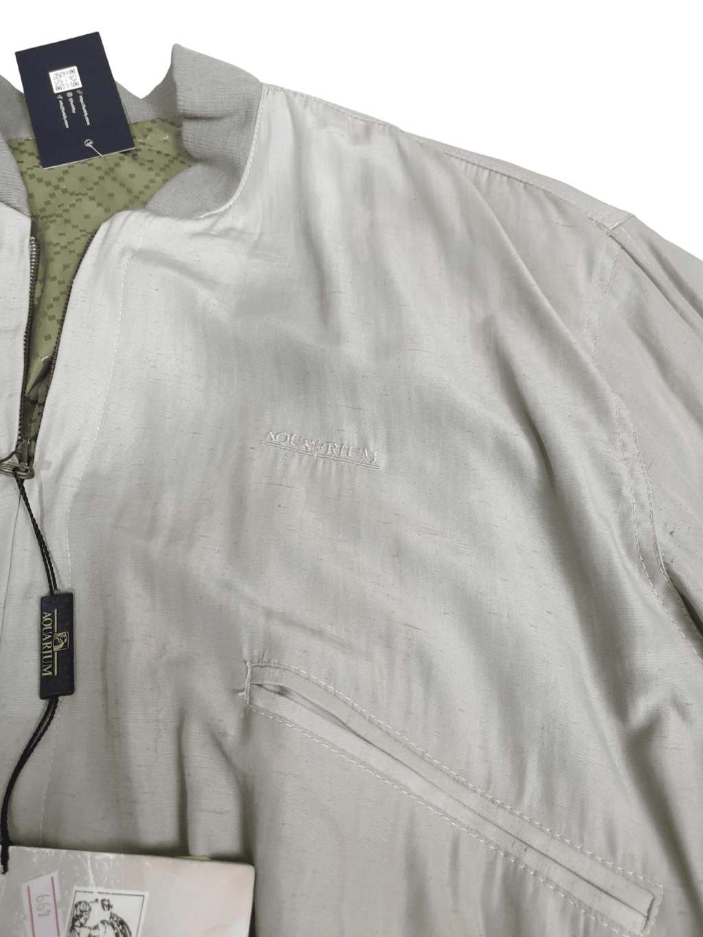 Vintage Aquarium Jacket with shoulder pads - Funkify