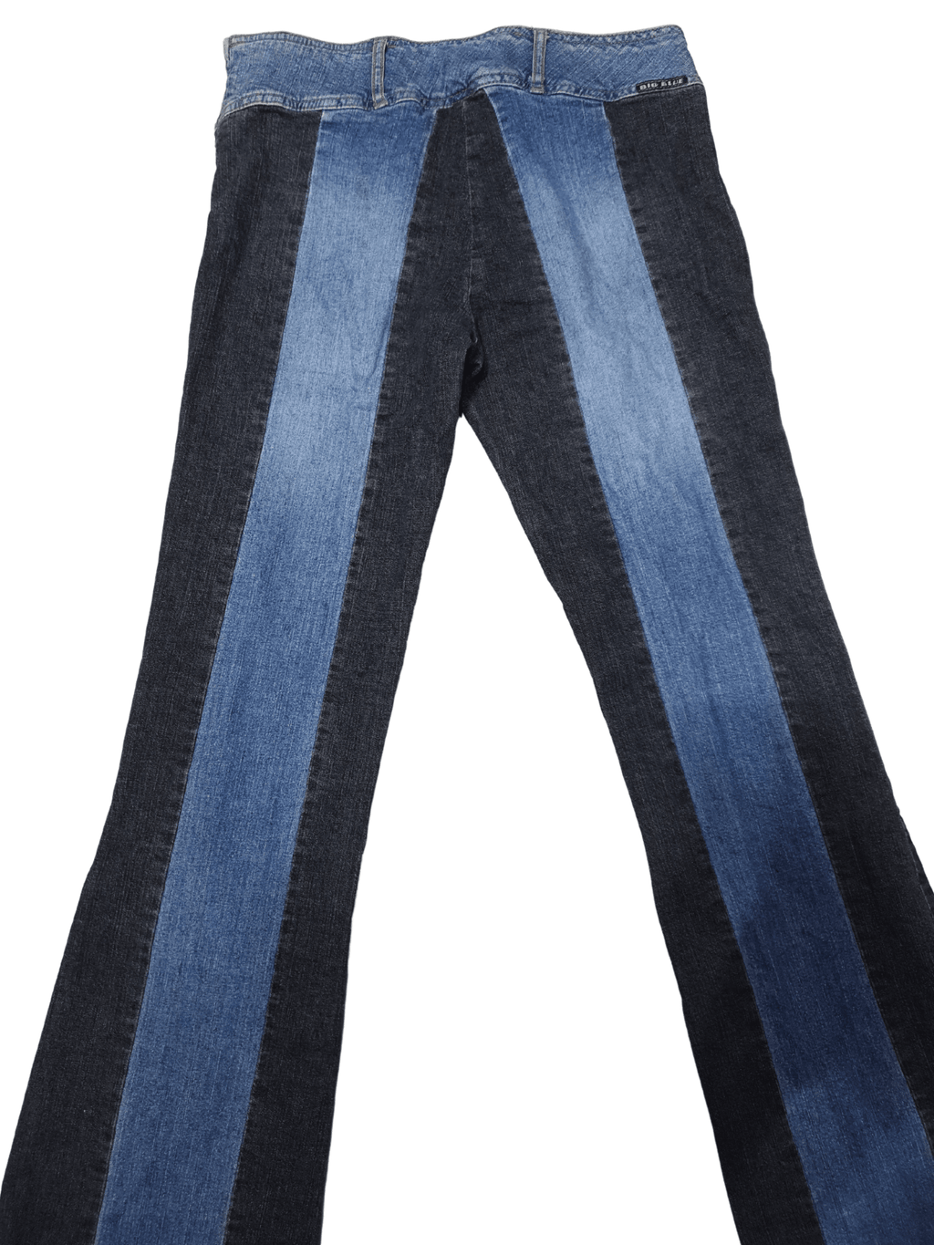 Vintage Big Blue Two-tone Jeans - Funkify