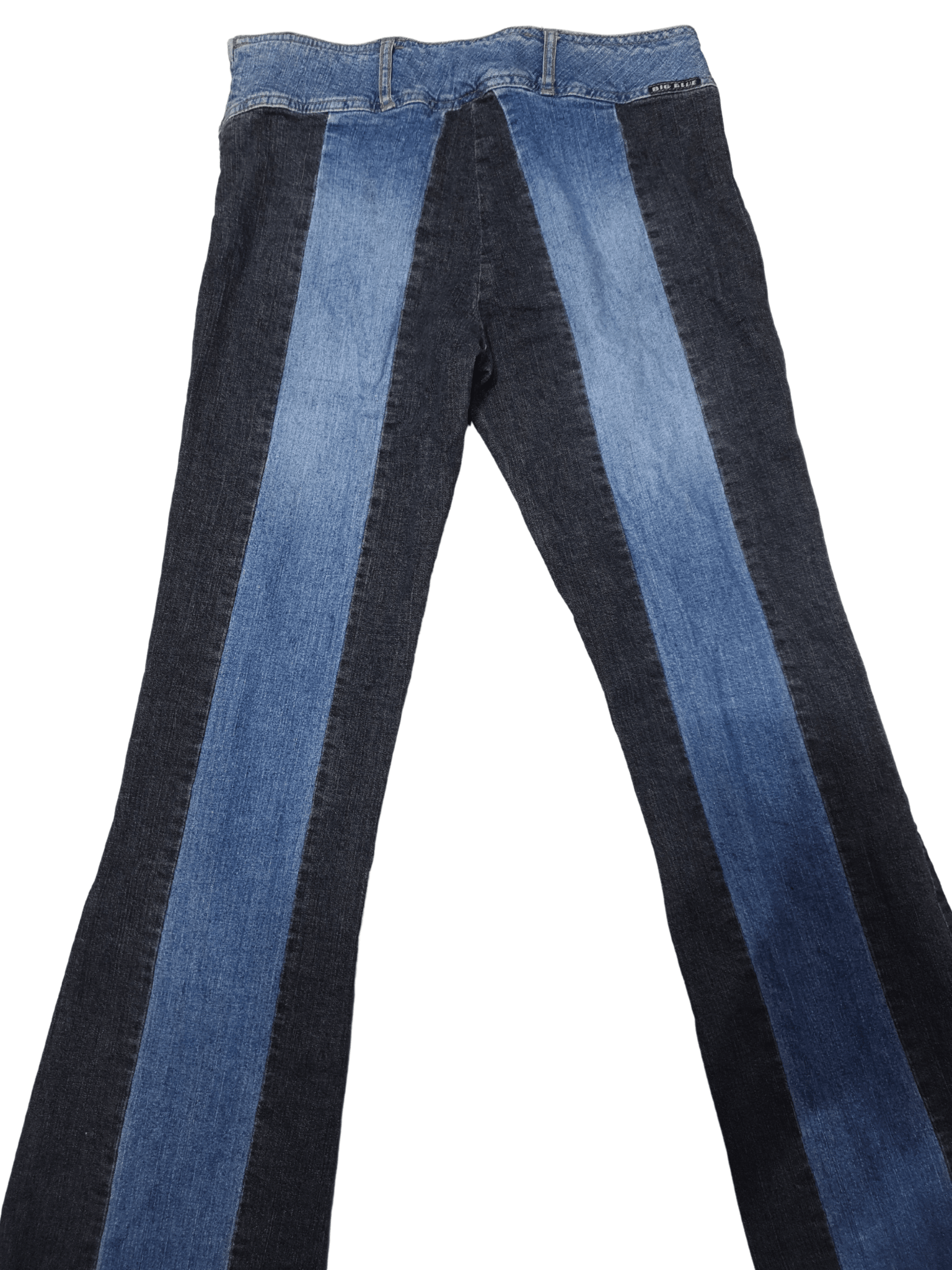 Vintage Big Blue Two-tone Jeans - Funkify