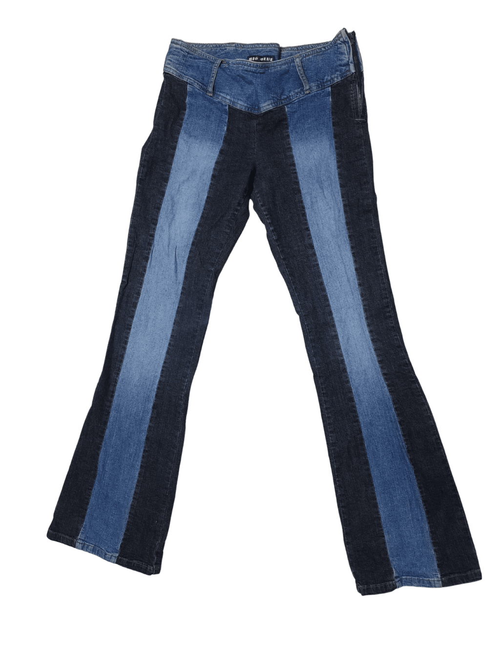 Vintage Big Blue Two-tone Jeans - Funkify