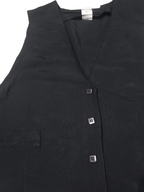 Vintage black vest - Funkify