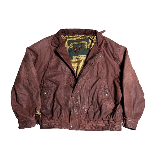 Vintage Ciatto Cavalli Genuine Leather Jacket - Funkify