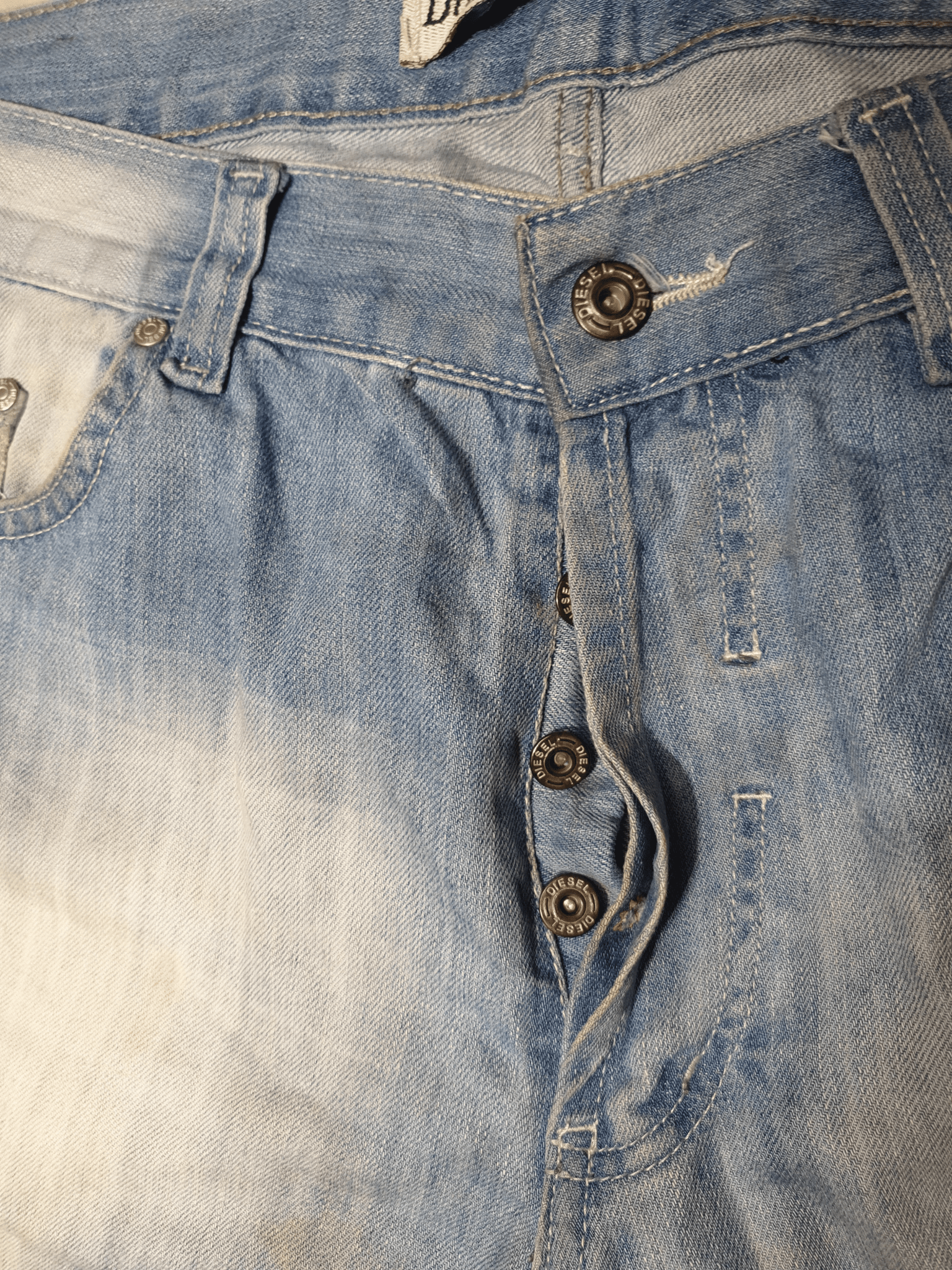 Vintage Diesel Jeans with Pocket Detailing - Funkify