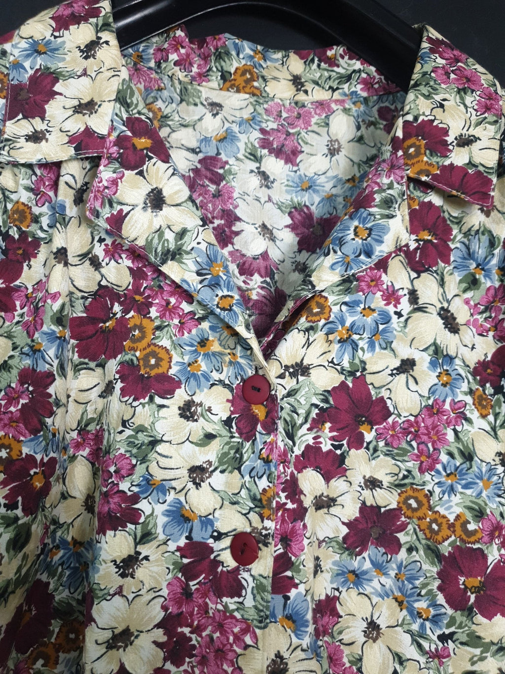 Vintage Floral Blouse - Funkify