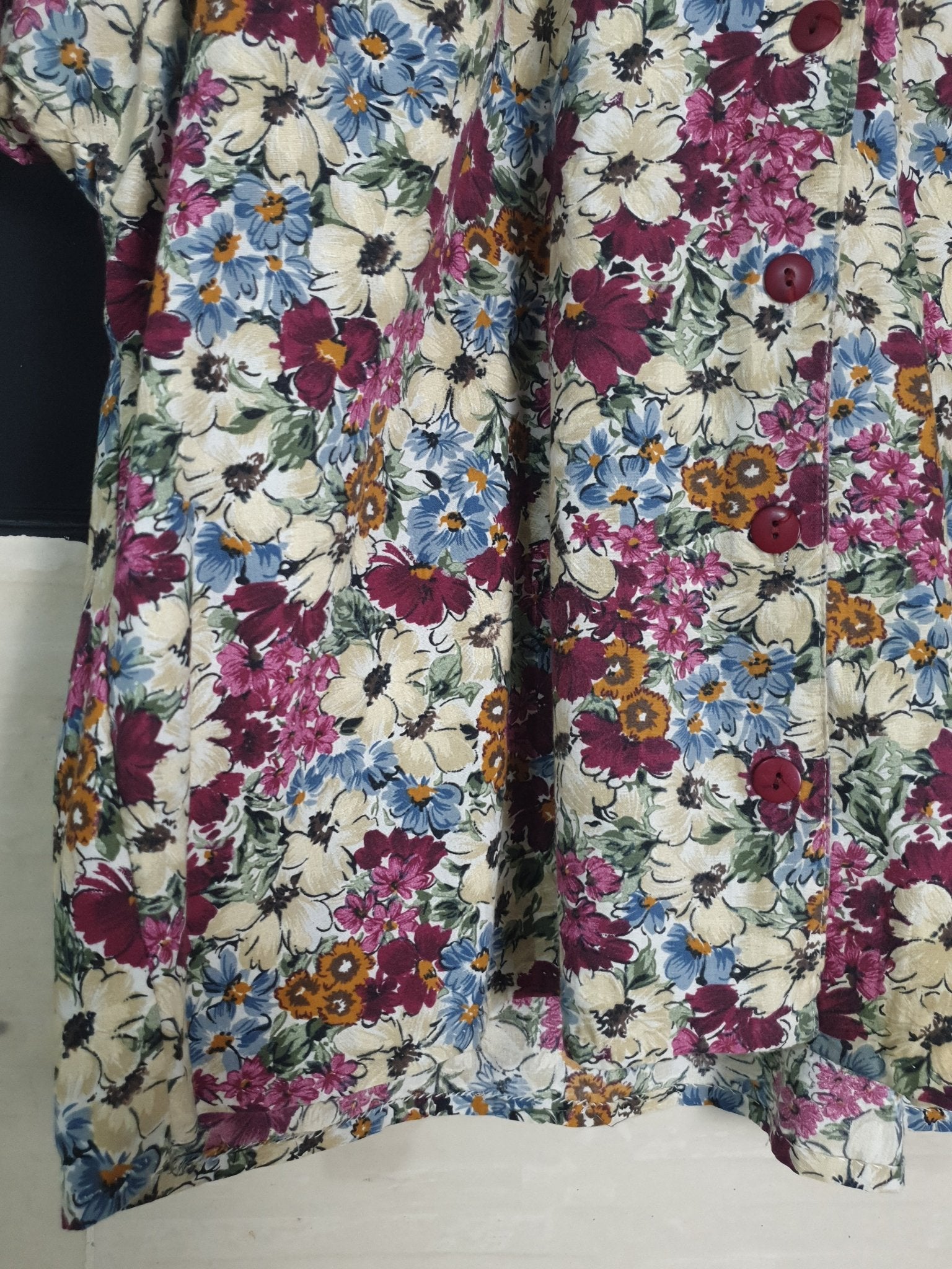 Vintage Floral Blouse - Funkify