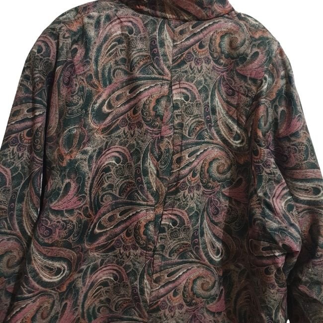 Vintage Floral Paisley Print Jacket - Funkify