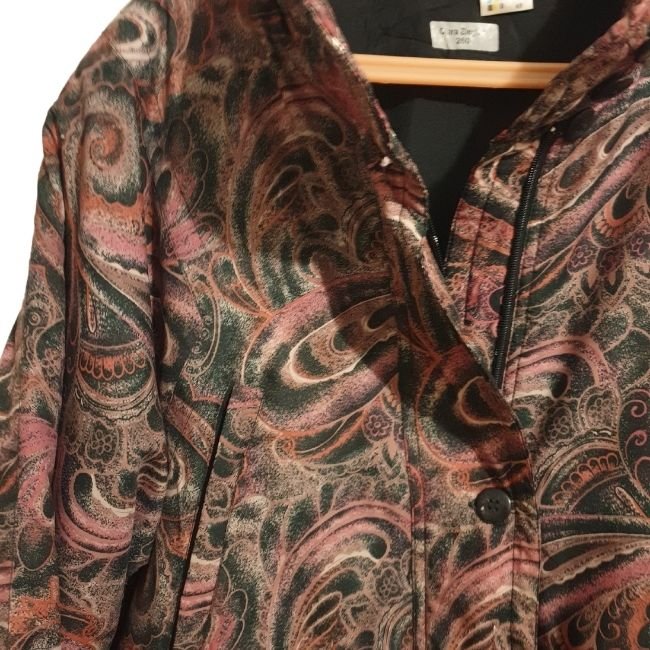 Vintage Floral Paisley Print Jacket - Funkify