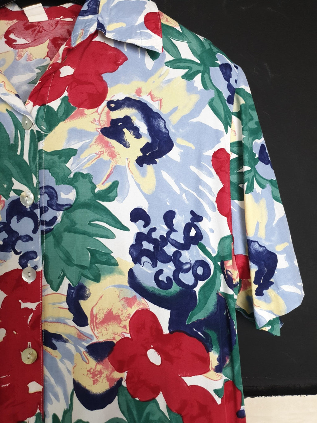Vintage Flower Print Shirt - Funkify