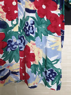 Vintage Flower Print Shirt - Funkify