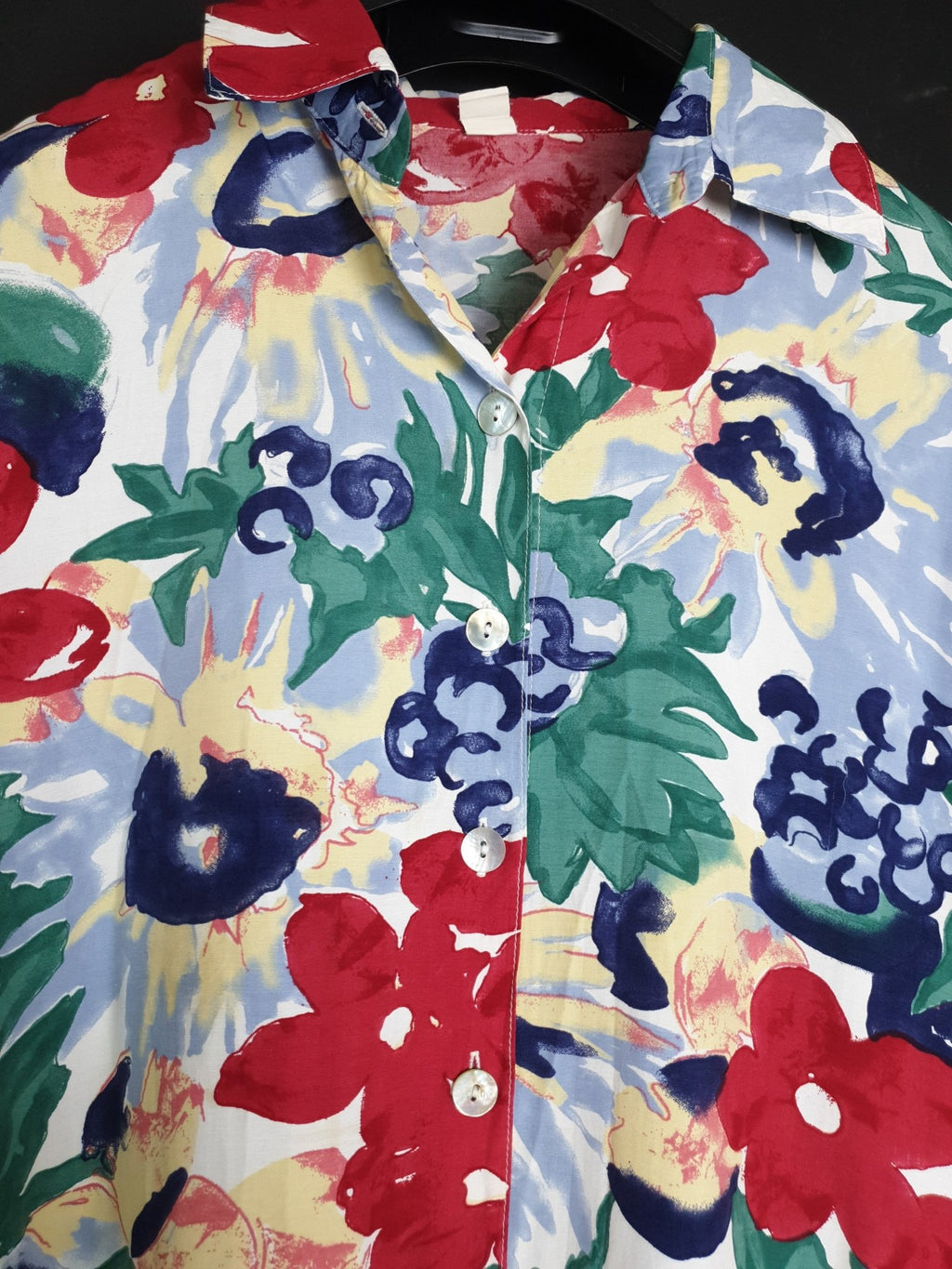 Vintage Flower Print Shirt - Funkify