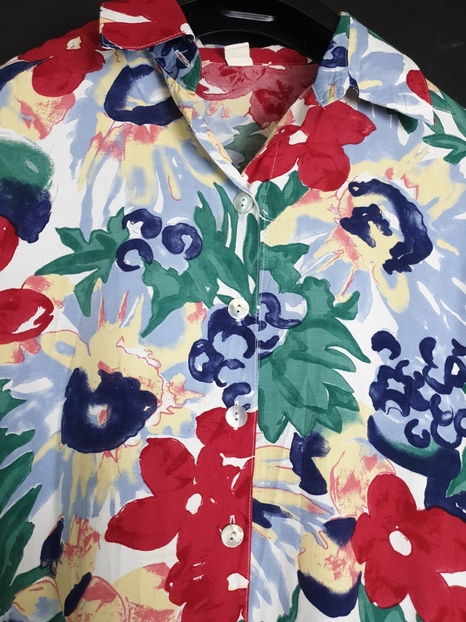 Vintage Flower Print Shirt - Funkify