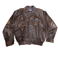 Vintage Genuine Leather Jacket with Detachable Sleeves - Funkify
