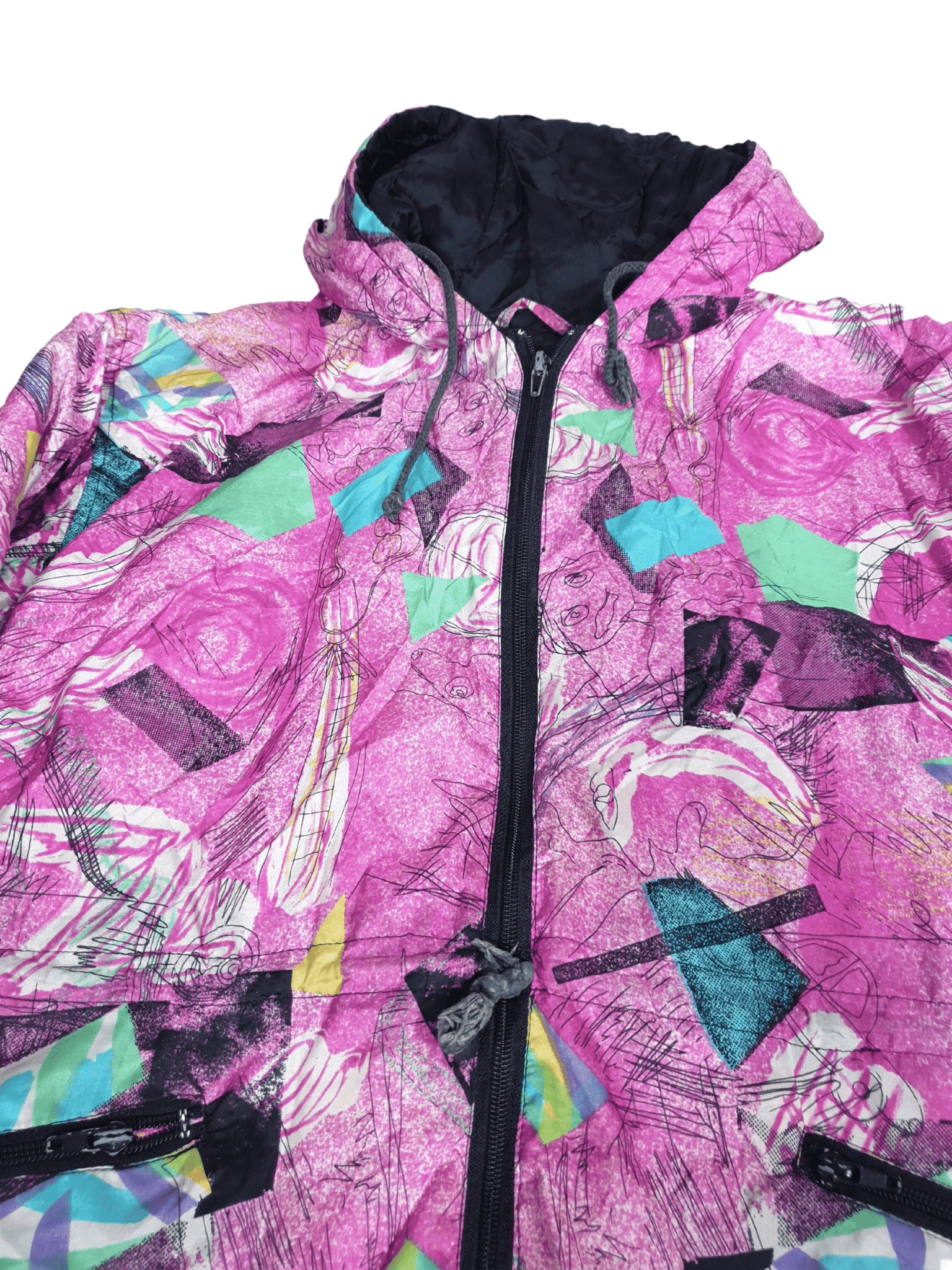 Vintage Geo Shapes Jacket - Funkify