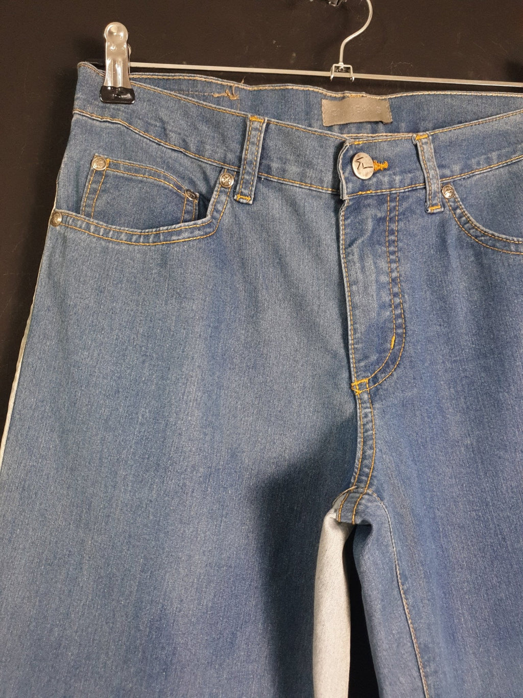 Vintage GV Jeans Two-tone Women's Denim Pants - Funkify