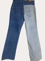 Vintage GV Jeans Two-tone Women's Denim Pants - Funkify