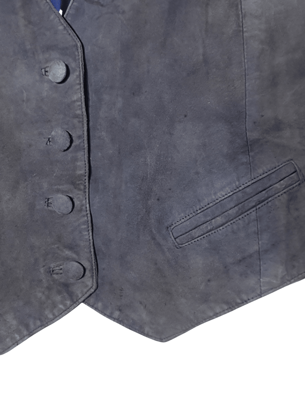 Vintage Leather Suede Vest - Funkify