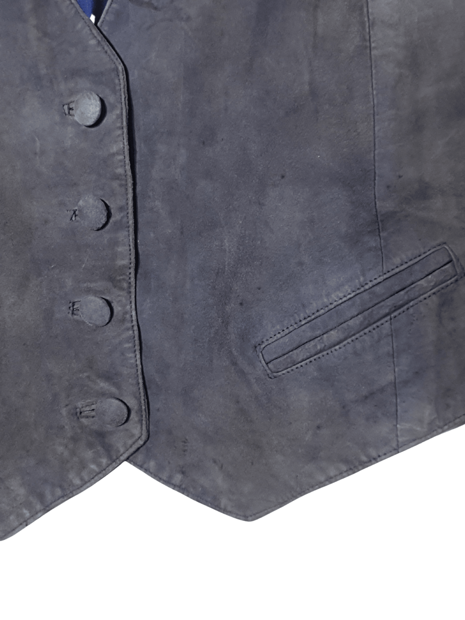 Vintage Leather Suede Vest - Funkify