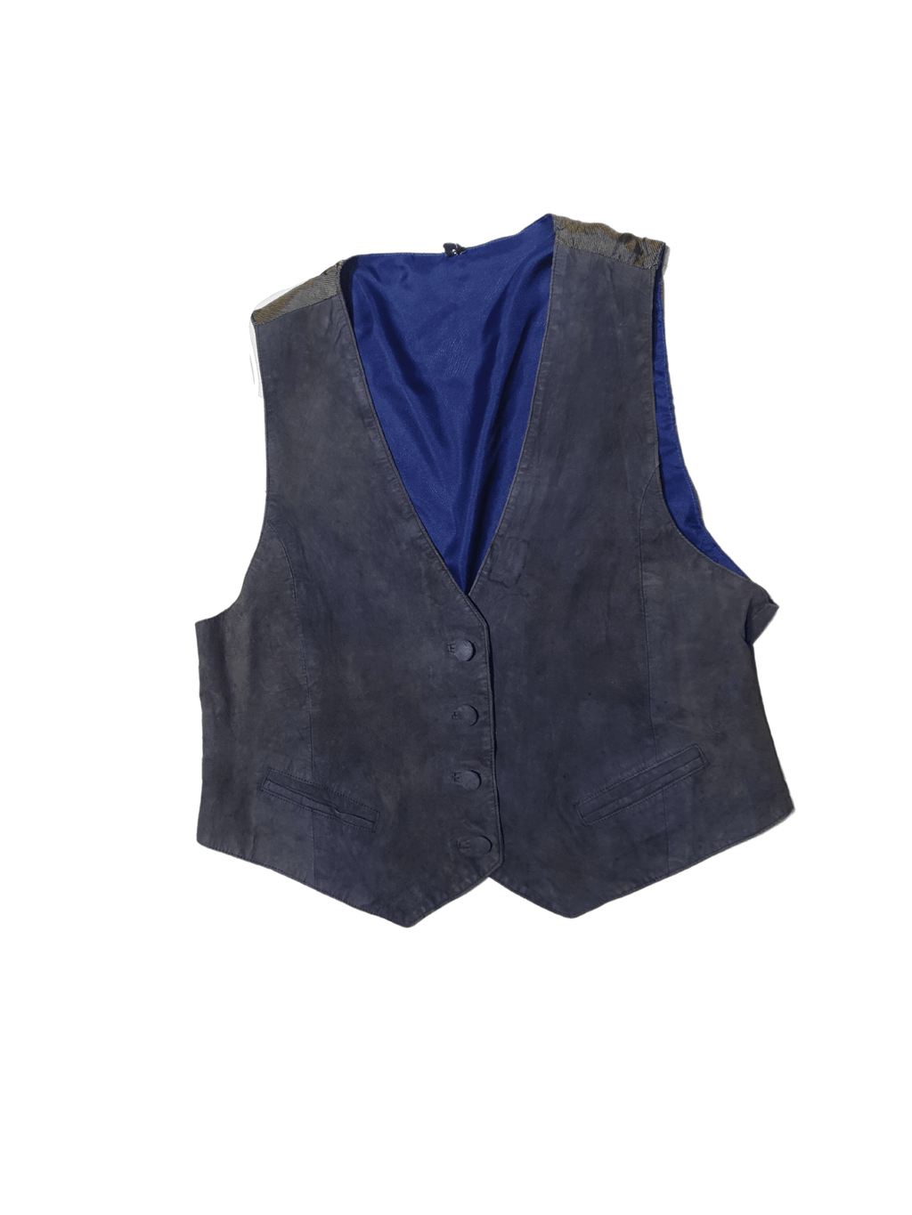 Vintage Leather Suede Vest - Funkify