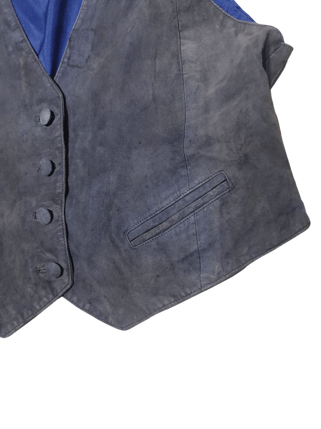 Vintage Leather Suede Vest - Funkify