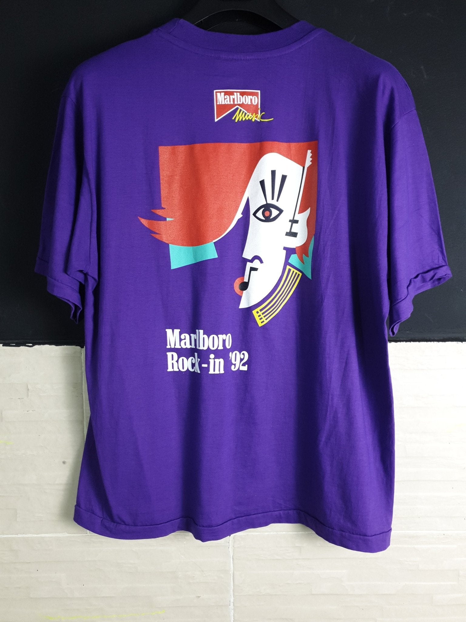 Vintage Marlboro Rock-in '92 T-shirt - Funkify
