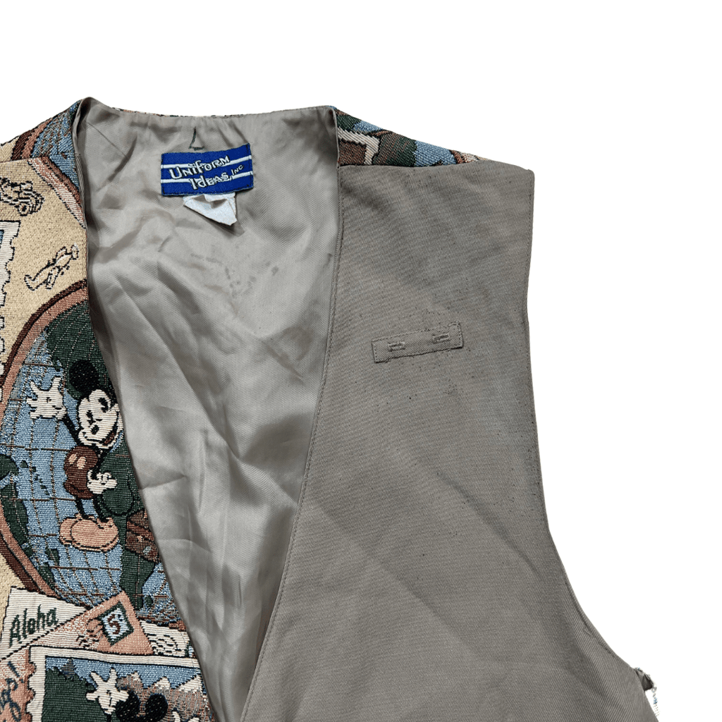 Vintage Mickey Mouse Tapestry Vest - Funkify