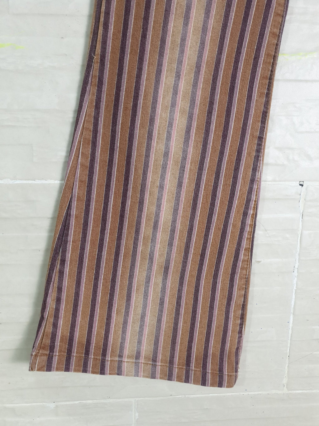 Vintage Miss Dolce Women's Striped Jeans - Funkify