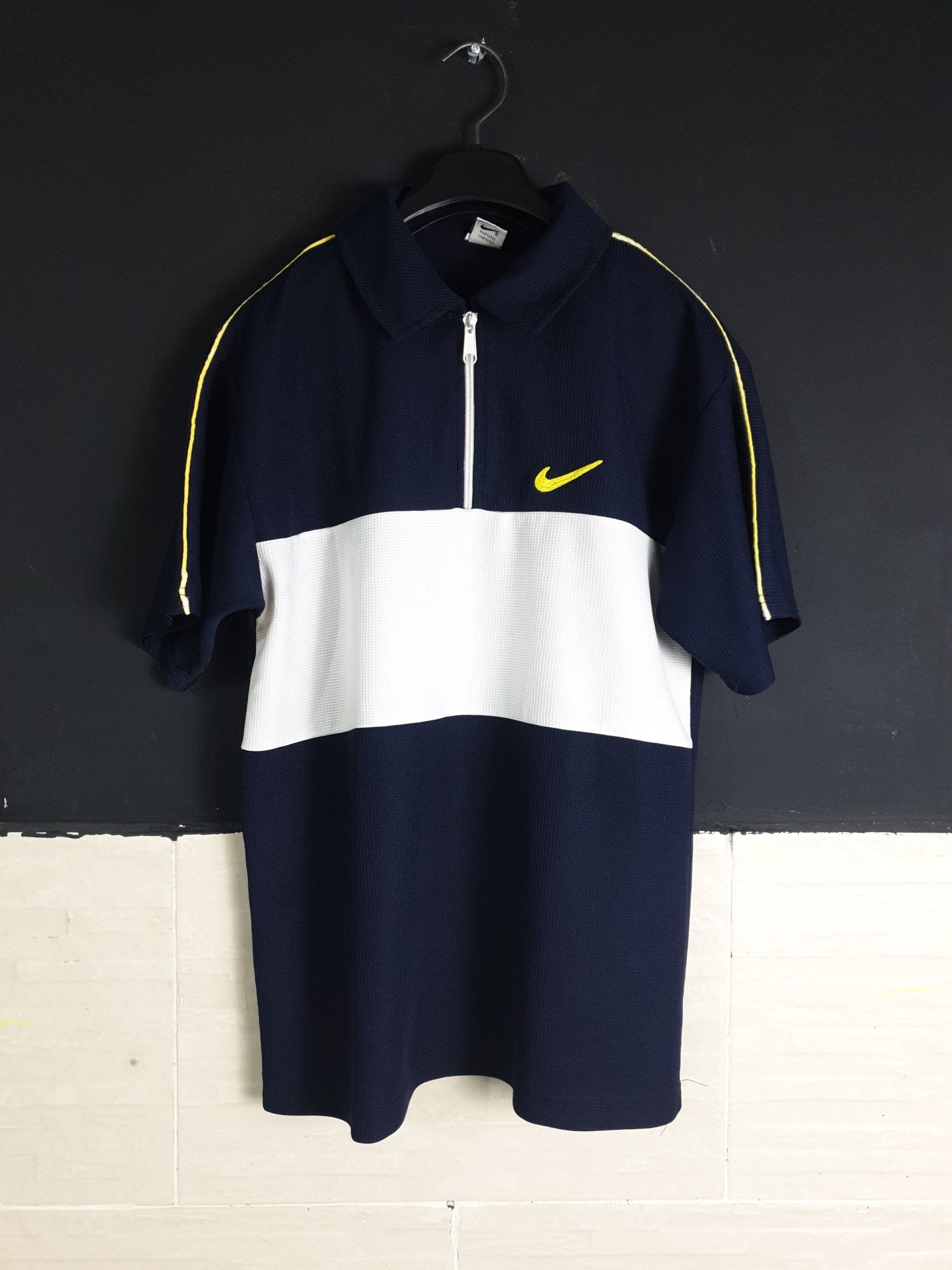Vintage Nike Quarter-zip Polo Shirt - Funkify