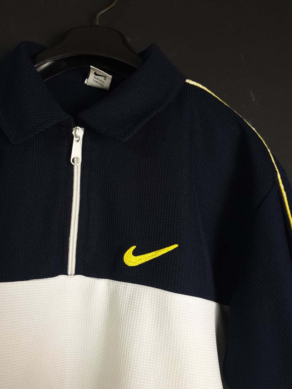 Vintage Nike Quarter-zip Polo Shirt - Funkify