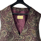 Vintage Pasiley Print Vest - Funkify