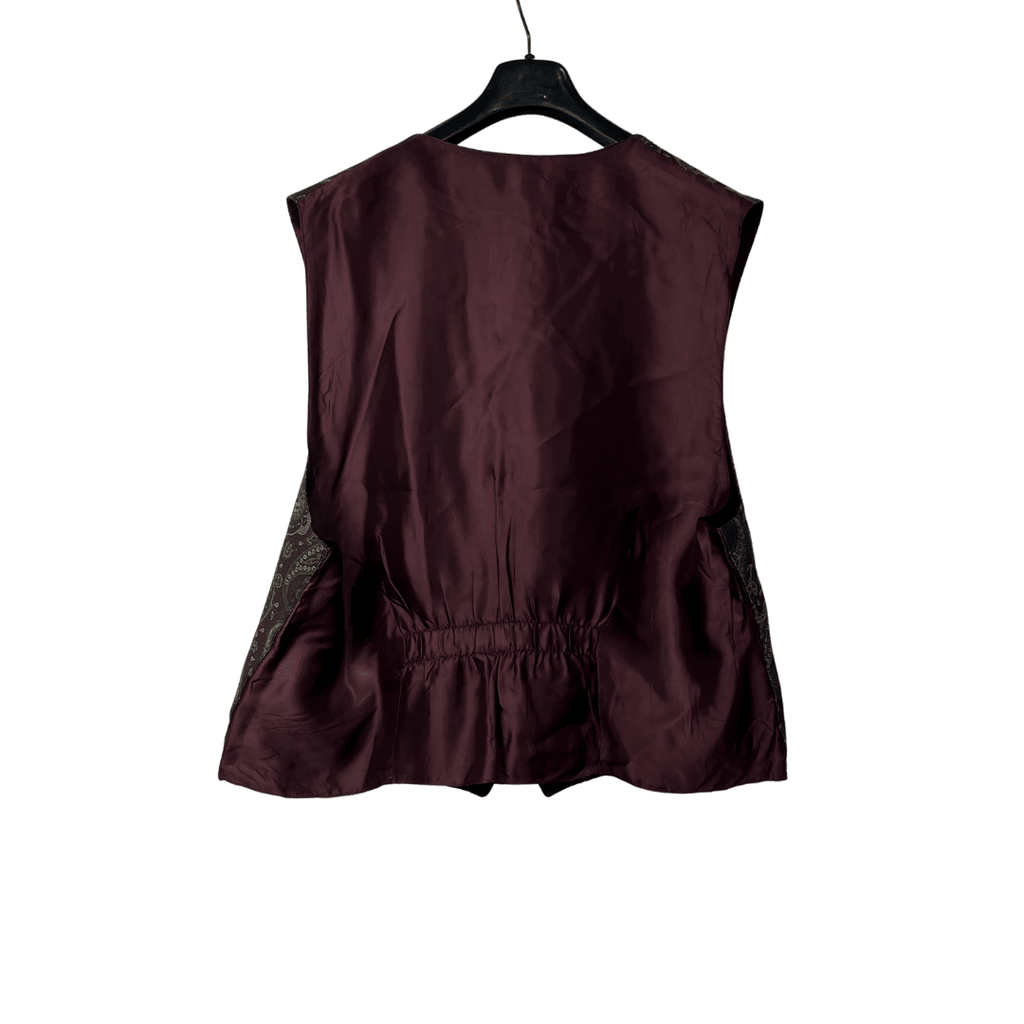 Vintage Pasiley Print Vest - Funkify