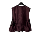 Vintage Pasiley Print Vest - Funkify