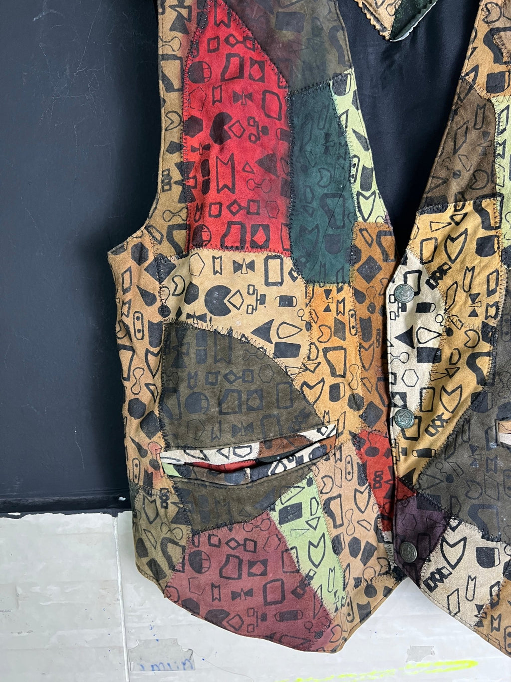 Vintage Patchwork Vest - Funkify