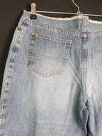 Vintage Paul Smith Women's Fray Waist Denim Jeans - Funkify