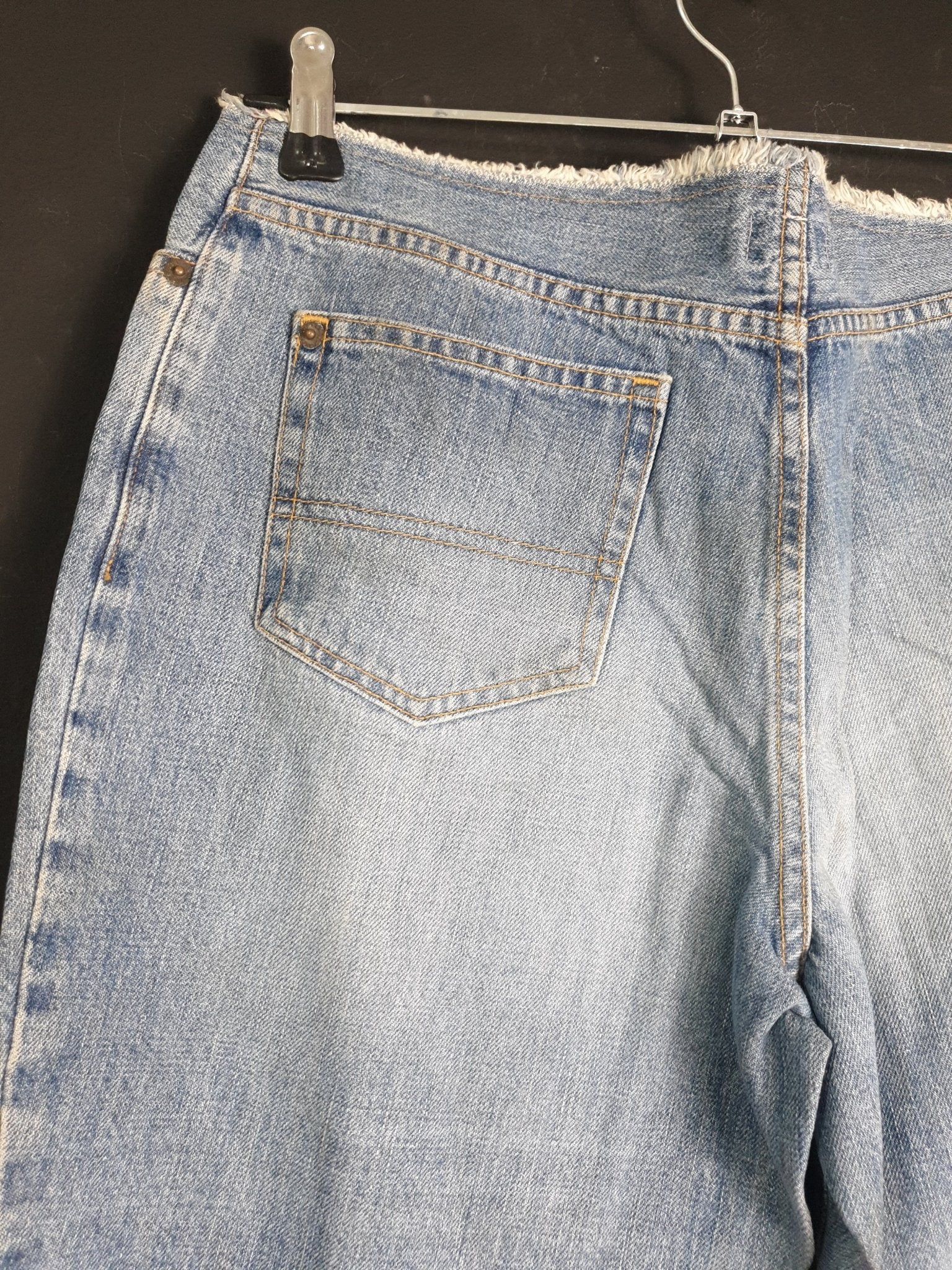 Vintage Paul Smith Women's Fray Waist Denim Jeans - Funkify
