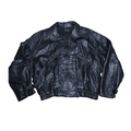 Vintage Vera Pelle Genuine Leather Jacket with Belt Detail - Funkify